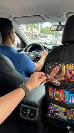 Organizador Para Uber/99/indriver Porta Objetos Veicular