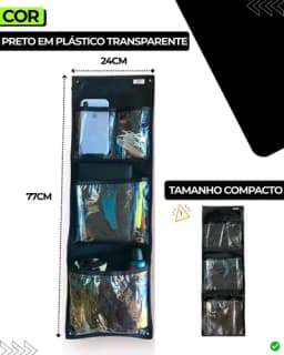 Organizador De Armário Compacto Porta Objetos De Pendurar