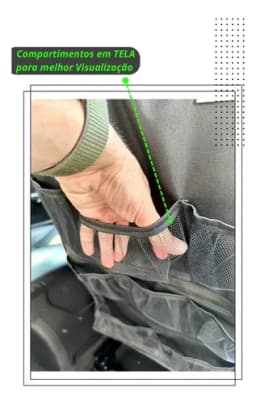 Organizador Para Banco Porta Objetos Carro Uber/99/indriver