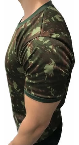 Kit 2 Camisetas Exército Brasileiro Camuflada Acampamento