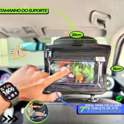 Suporte De Celular Para Encosto Banco Do Carro Engate Rápido