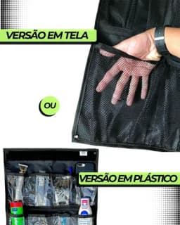 Organizador De Roupeiro Armário Porta Objeto+ Kit Instalação