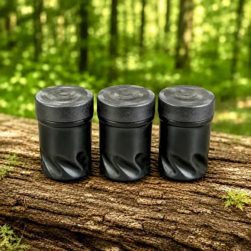 Kit 3 Potes Pretos Para Campo Básico Sd Curso Op Kit Militar