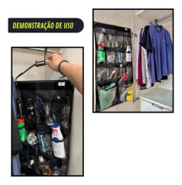 Organizador De Armário Sapateira Suspensa Porta Objetos
