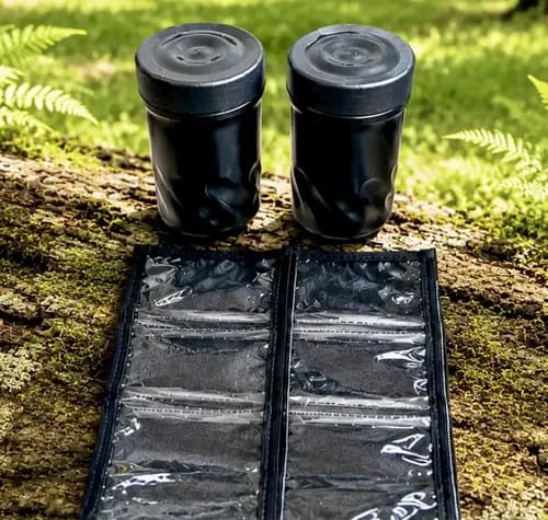 Kit Com 2 Potes + 2 Divisores Kit Militar Campo Básico Sd