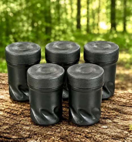 Kit 5 Potes Pretos Para Campo Básico Sd Curso Op Kit Militar