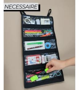 Bolsa Necessaire Organizadora Com Divisórias Em Zíper Alça