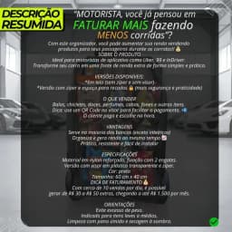 Organizador Para Uber/99/indriver Porta Objetos Veicular