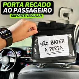 Porta Recado/telefone Para Passageiro Uber Encosto Banco