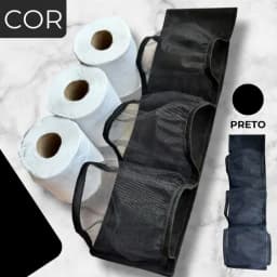 Porta Papel Higiênico Para Banheiro Pendurável Em Tela Liso