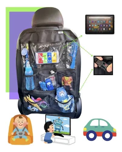 Organizador Para Carro Família Porta Tablet/telefone/iPhone