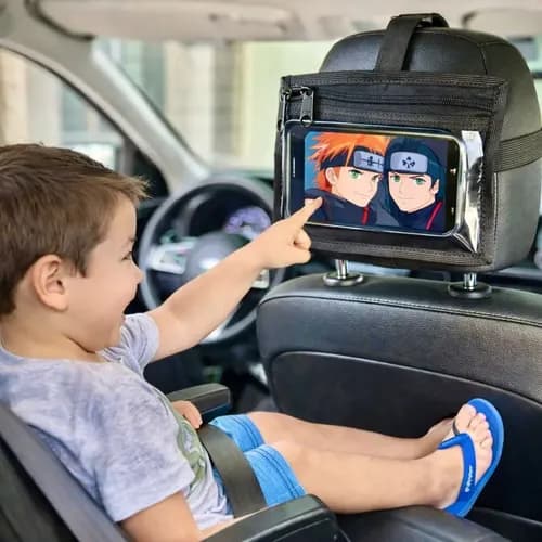 Suporte De Celular Para Encosto Banco Do Carro Engate Rápido