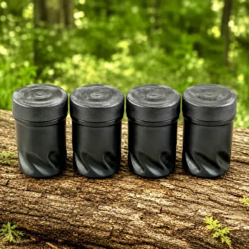 Kit 4 Potes Pretos Para Campo Básico Sd Curso Op Kit Militar