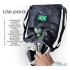 Mochila Estilo Saco Para Academia Treino Futebol Trabalho