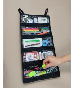 Bolsa Necessaire Organizadora Com Divisórias Em Zíper Alça