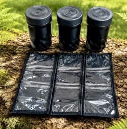 Kit Com 3 Potes + 3 Divisores Kit Militar Campo Básico Sd