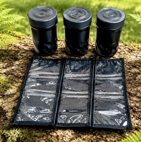 Kit Com 3 Potes + 3 Divisores Kit Militar Campo Básico Sd