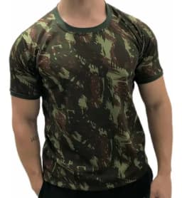 Camiseta Camuflada Exército Brasileiro- Alto Padrão
