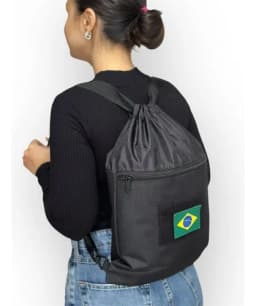 Mochila Saco Bolso Frontal Estudo Trabalho Academia Corrida