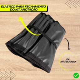 Anotação Curso Operacional Kit Militar Estojo Organizado