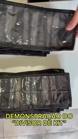 Separador Organizador Kit Militar Divisor 5 Unidades